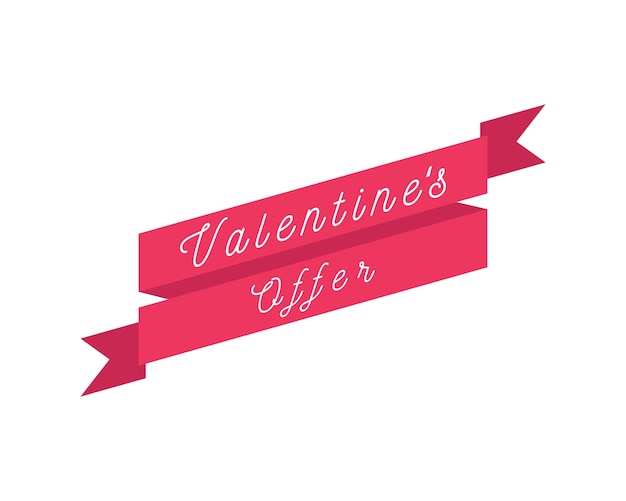 Banner di San Valentino per sconti promozionali di vendita di San Valentino ecc. Sfondo con San Valentino
