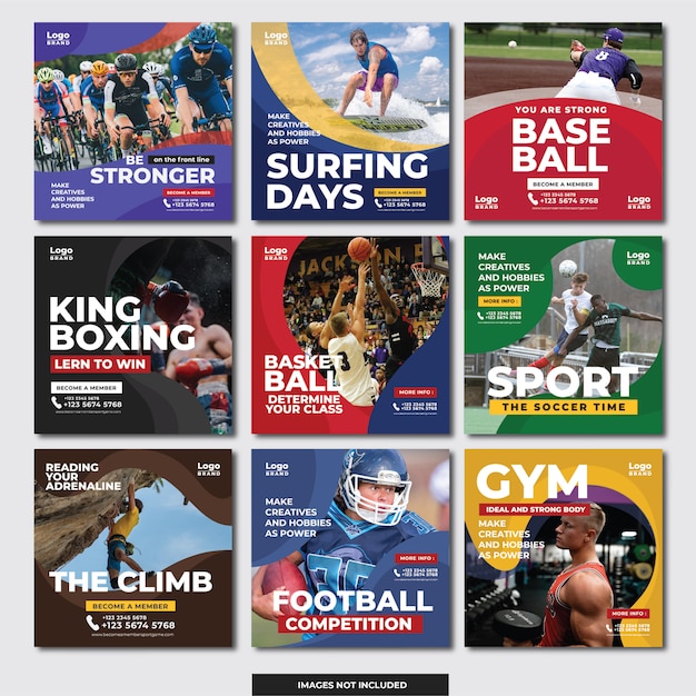 Banner instagram social media (Sport)
