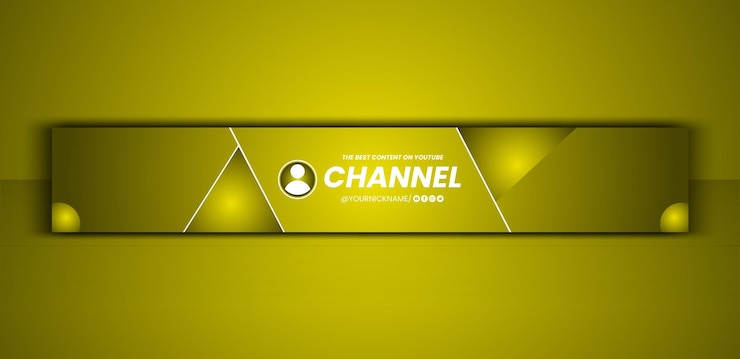 Vettore banner orizzontale di youtube con gradiente vettoriale gratuito
