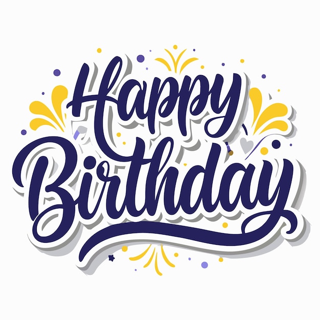 Banner per la celebrazione del compleanno con disegno festivo