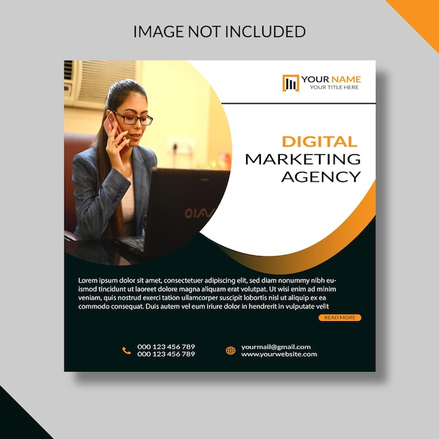 Banner Web di marketing digitale