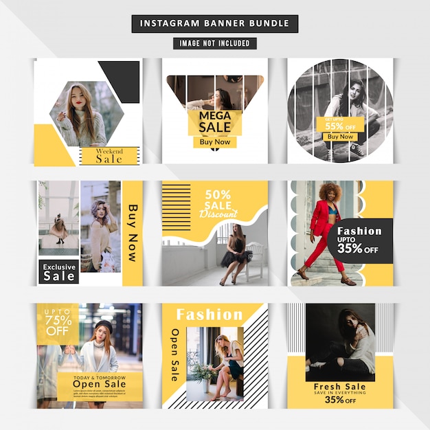 Banner Web di moda per i social media