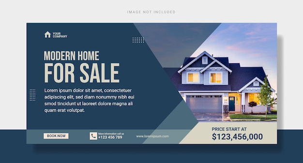 Banner web di proprietà della casa immobiliare
