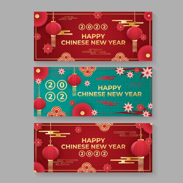 Banners per il Capodanno cinese 2022