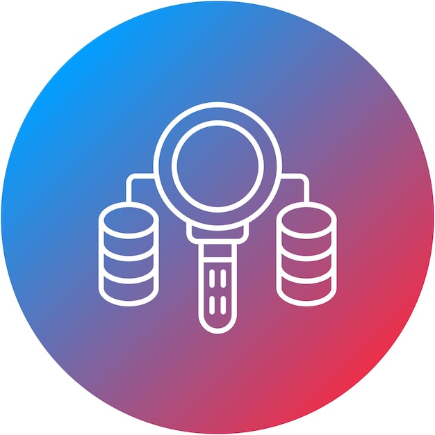 Base di dati Immagine vettoriale di icone di scansione Può essere utilizzata per Web Hosting