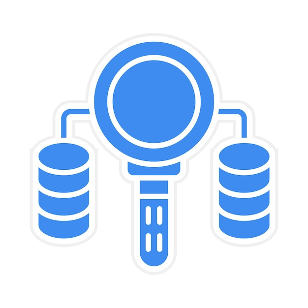 Base di dati Immagine vettoriale di icone di scansione Può essere utilizzata per Web Hosting