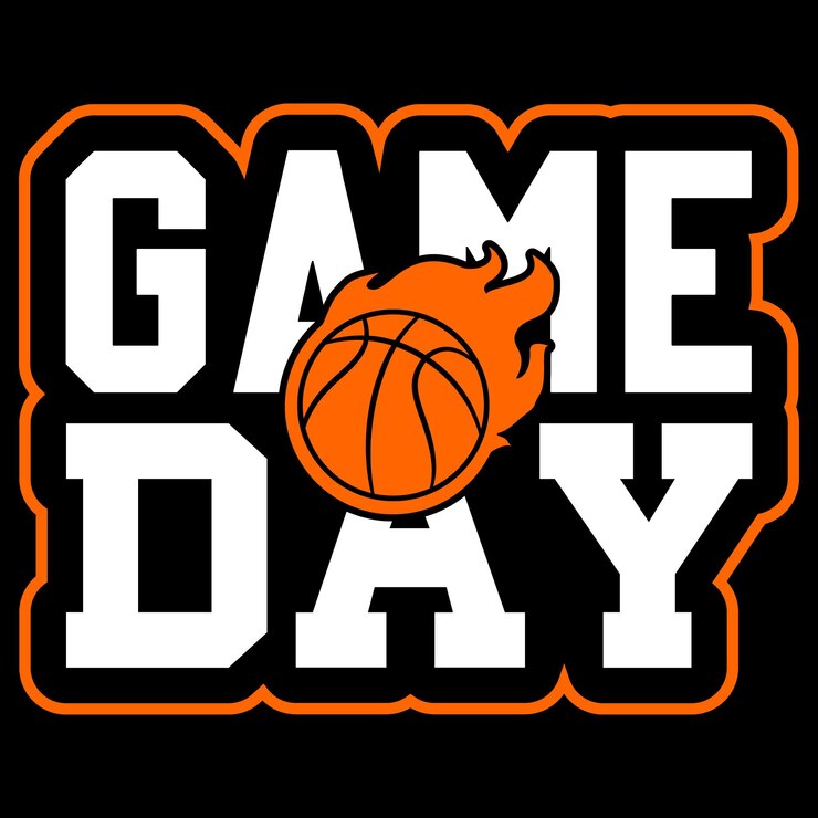 Vettore basketball typography t shirt design vector giorno del gioco