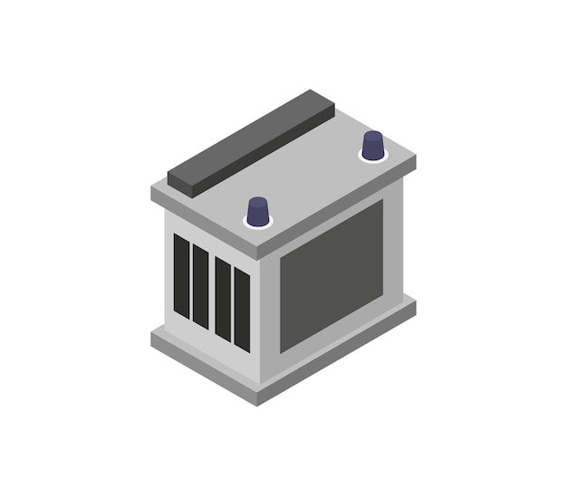 Batteria per auto isometrica