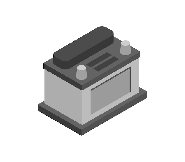 Batteria per auto isometrica