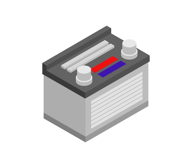 Batteria per auto isometrica