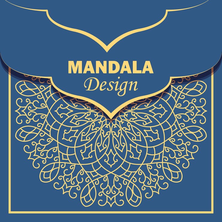 Vettore bel disegno mandala vettoriale disegno orientale unico