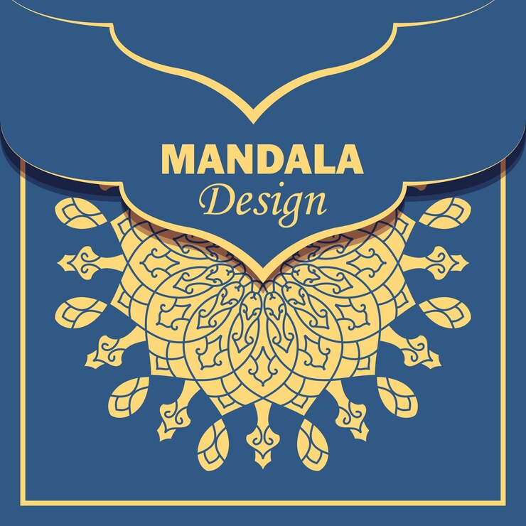 Vettore bel disegno mandala vettoriale disegno orientale unico
