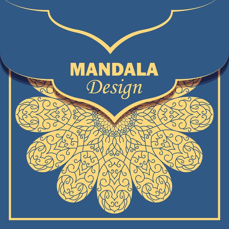 Vettore bel disegno mandala vettoriale disegno orientale unico