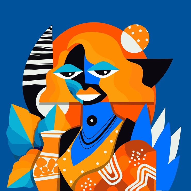 Bella donna design illustrazione