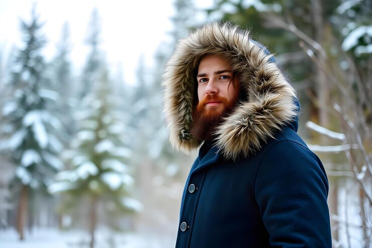 Vettore bella giovane donna sorridente felice di viaggiare nella stagione invernale della neve
