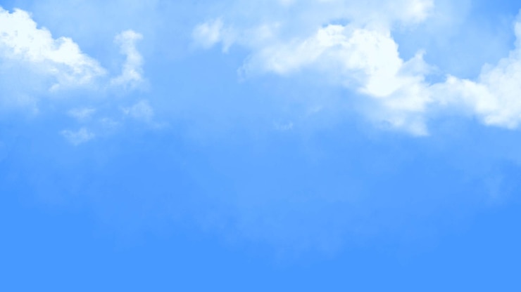 Vettore bella progettazione di nuvole bianche sullo sfondo del cielo blu