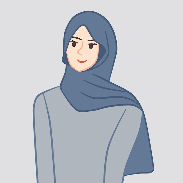 Bella ragazza con l'hijab