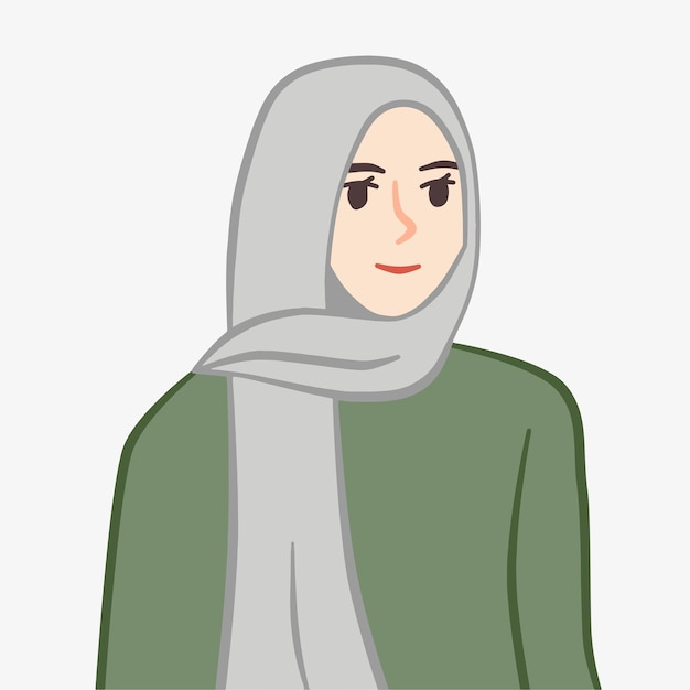 Bella ragazza con l'hijab