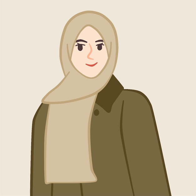 Bella ragazza con l'hijab