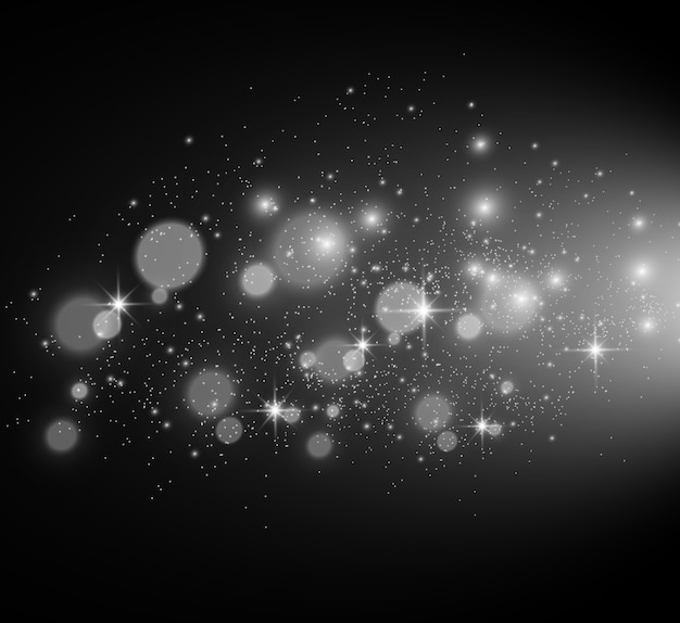 Belle scintille brillano di luce speciale
