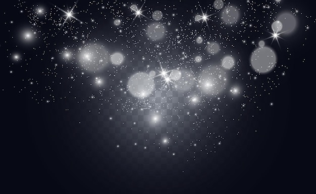 Bellissime scintille brillano di una luce speciale