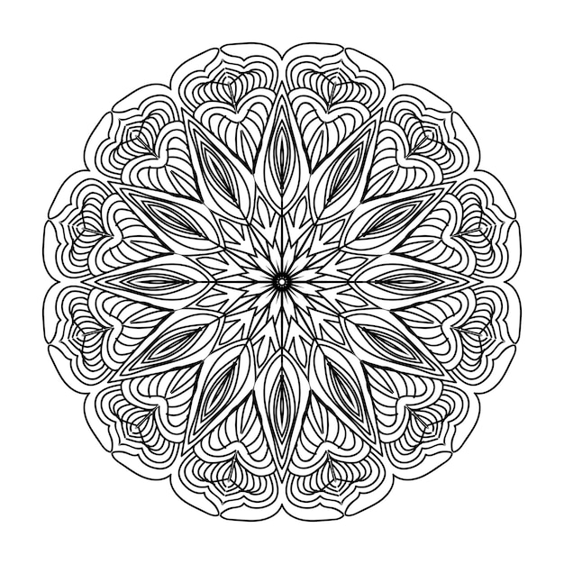 Bellissimo disegno di mandala