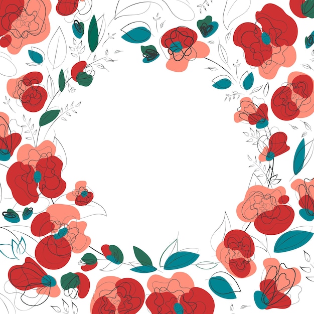 Bellissimo fiore di papavero