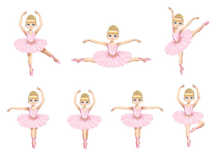 Vettore bellissimo set di ballerine