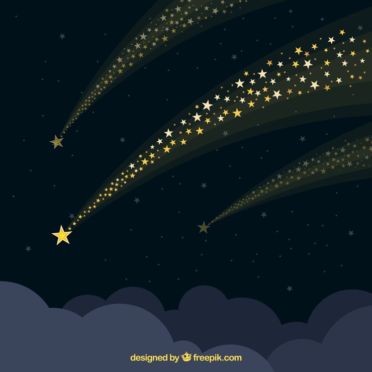 Vettore bellissimo sfondo di stelle
