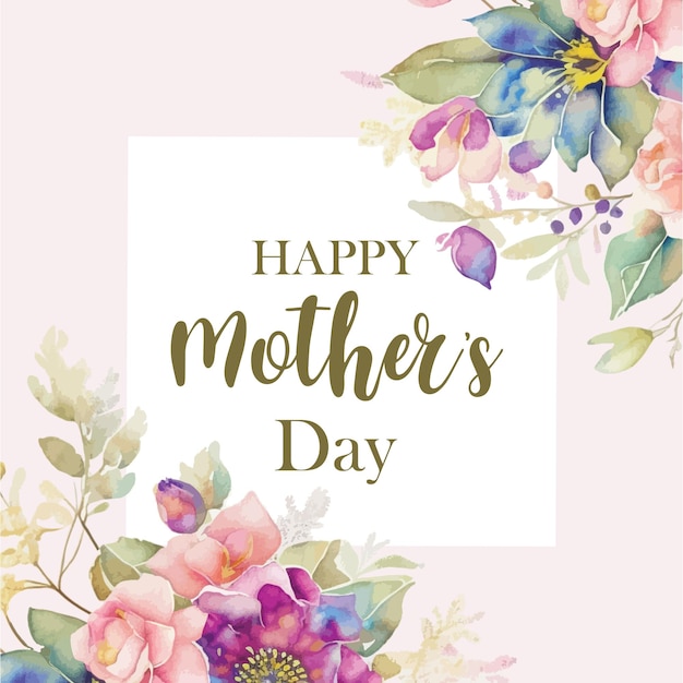 Bellissimo sfondo floreale della Festa della Madre