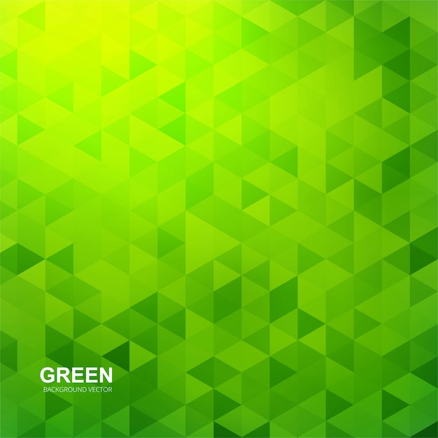 Bellissimo sfondo verde poligono