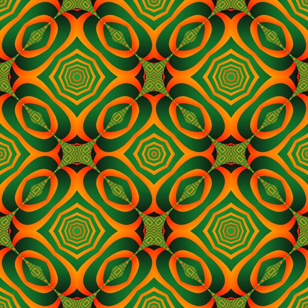 Bello fondo astratto strutturato senza giunte di colore verde arancio