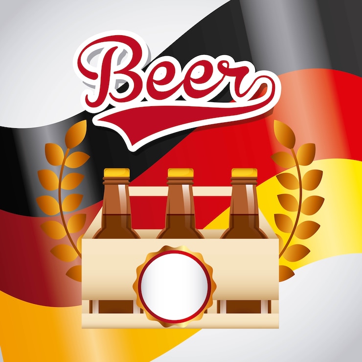 Vettore benvenuto alla festa della birra dell'oktoberfest