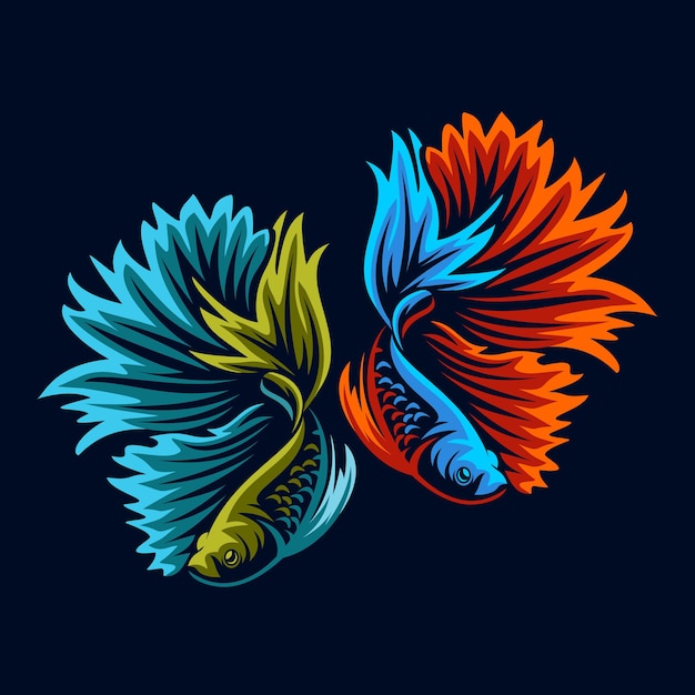 betta pesce logo