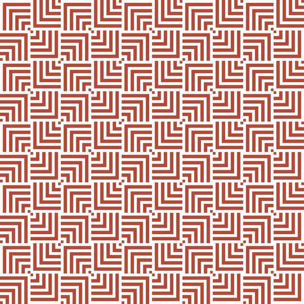 Bianco e marrone modello di quadrati geometrici sovrapposti senza cuciture astratte