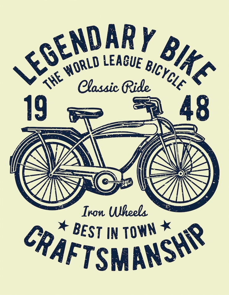 Vettore bicicletta classica