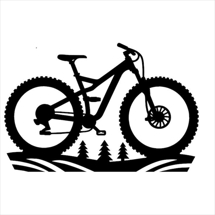 Vettore bicicletta da montagna svg