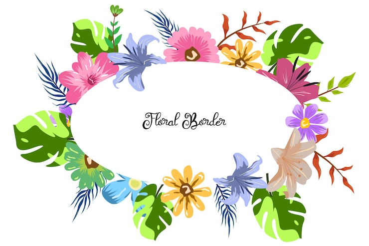 Vettore biglietto d'invito per matrimonio con ornamenti floreali e decorazioni con piante e fiori colorati