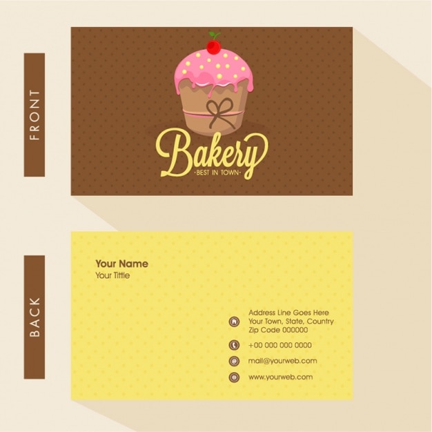 biglietto da visita Bakery