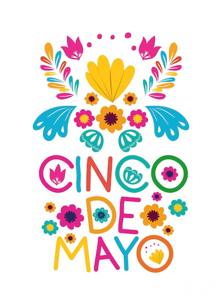 Biglietto di auguri celebrazione Cinco de Mayo