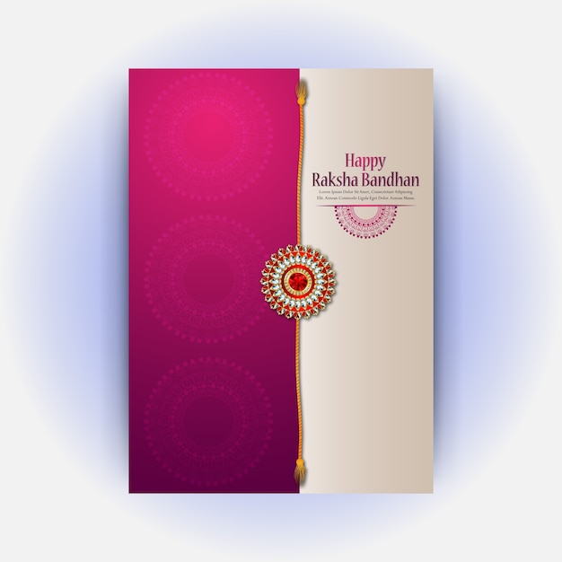 Biglietto di auguri Raksha Bandhan