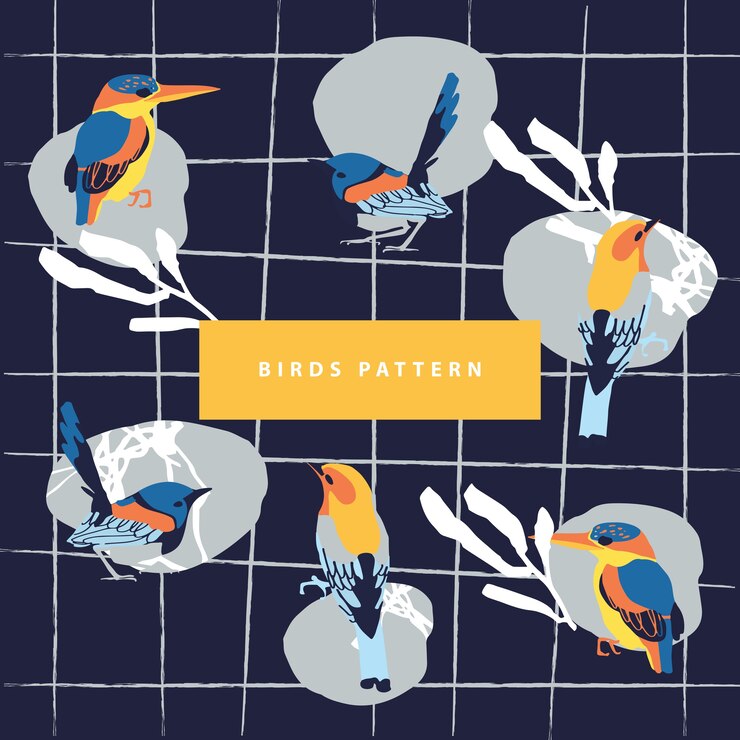 BIRDS PATTERN & ABSTRACT