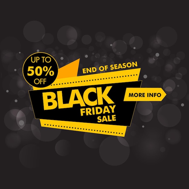 Black Friday Super sconto per post sui social media, banner