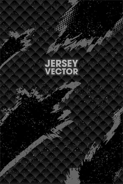 BLACK GRADIENT WITH GRUNGE VECTOR SPORT JERSEY Design