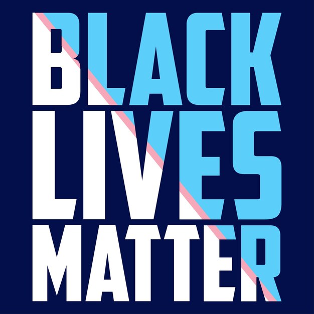 Black lives matter concept t shirt poster design template vector