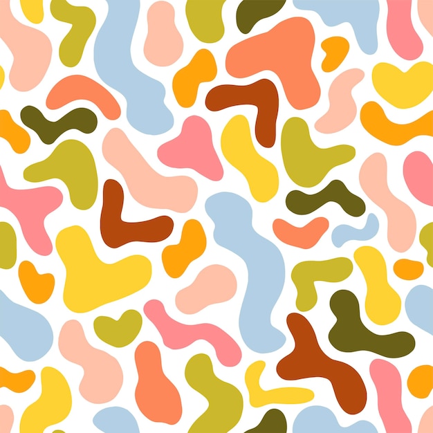 Blocchi colorati modello astratto senza cuciture