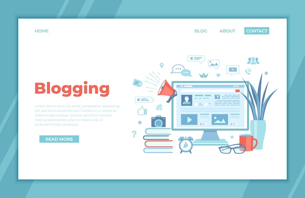 Blogging Distacco Istruzione Scrittura Internet Blog Contenutostrategia testo titolo foto video