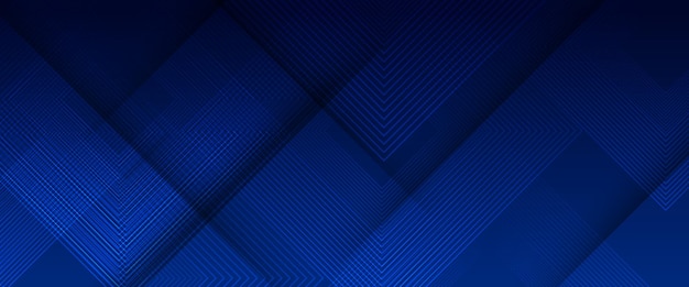Blu e nero viola scuro vettore 3D tecnologia futuristica luce e linea luccicante semplice banner astratto moderno per brochure copertine manifesti banner siti web intestazione