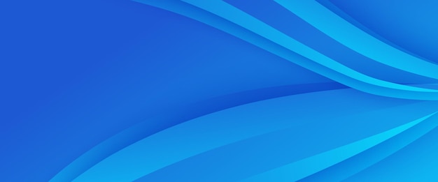 Blue vector minimalist semplice banner geometrico astratto Elemento di design grafico concetto di stile moderno per lo sfondo banner flyer carta da parati copertina o brochure