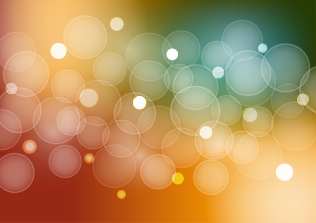 Bokeh astratto della luce del fondo di pendenza sull'illustrazione di vettore del fondo di colore di pendenza verde e rosso per il manifesto dell'insegna del sito Web sullo sfondo